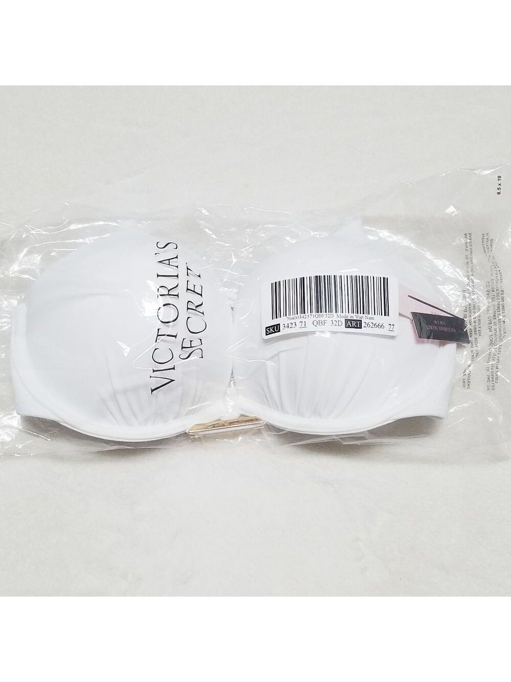 Victoria's Secret White Bali Bombshell Kiawah Crochet String Cheeky Bikini 32D/S - Picture 11 of 16